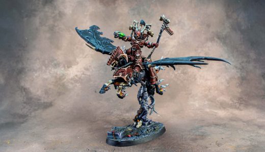 Chaos Khorne Lord on Flying Beast